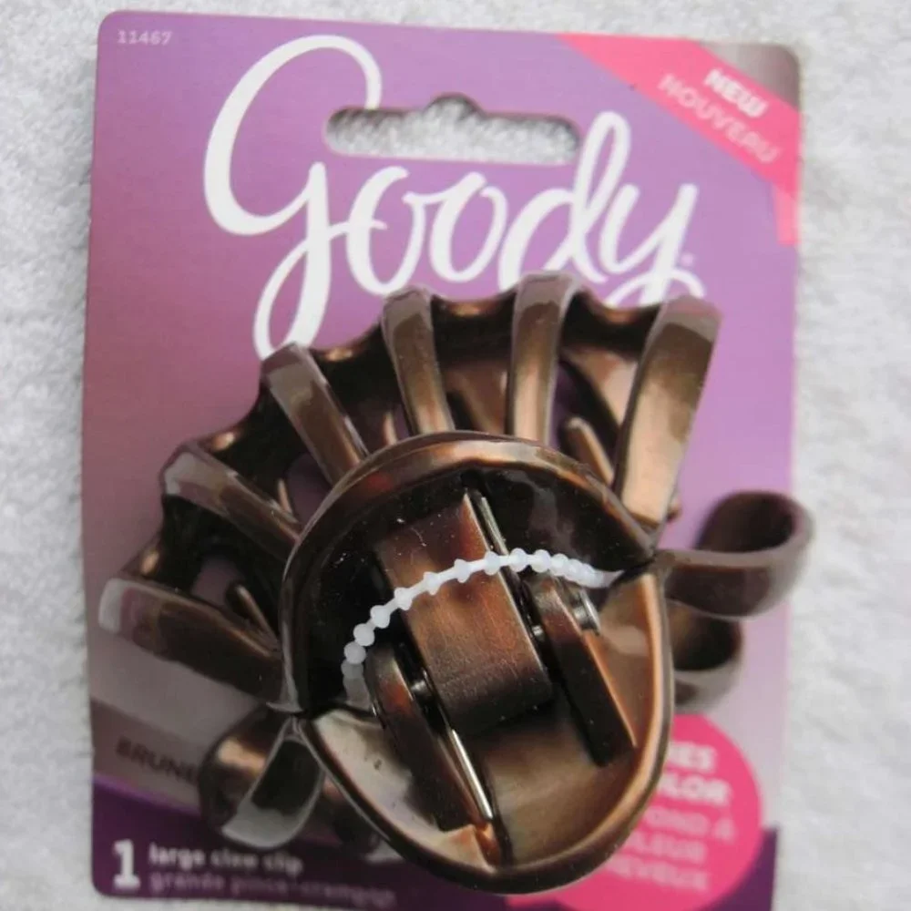Goody Large Claw Clip Hair Jaw Spider Sea Shell Blonde Brunette Color Collection